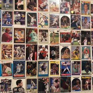 78 Sports Cards Jerry Rice Rickey Henderson Eric Lindros Ray Bourque Dan Marino